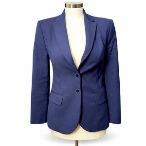 Flavio Castellani Blue Tailored Blazer IT 42 Made in Italy Stretch Jacket